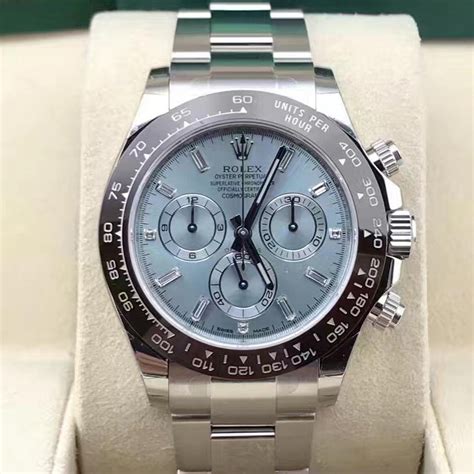 rolex daytona platinum ice blue price